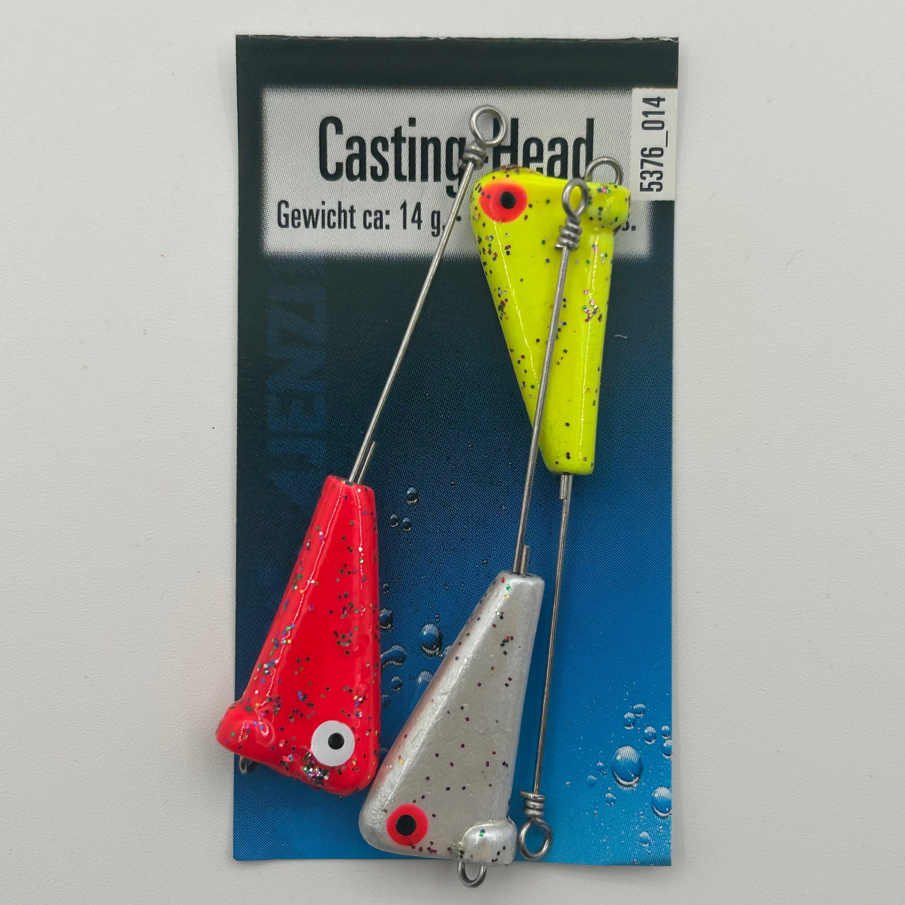 Jenzi Weitwurf Bleikopf Casting Heads 3 Stk.