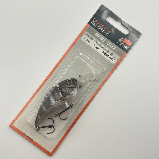 DAM Effzett Bubble Diver Wobbler / Kunstköder mit Drillingshaken 14g