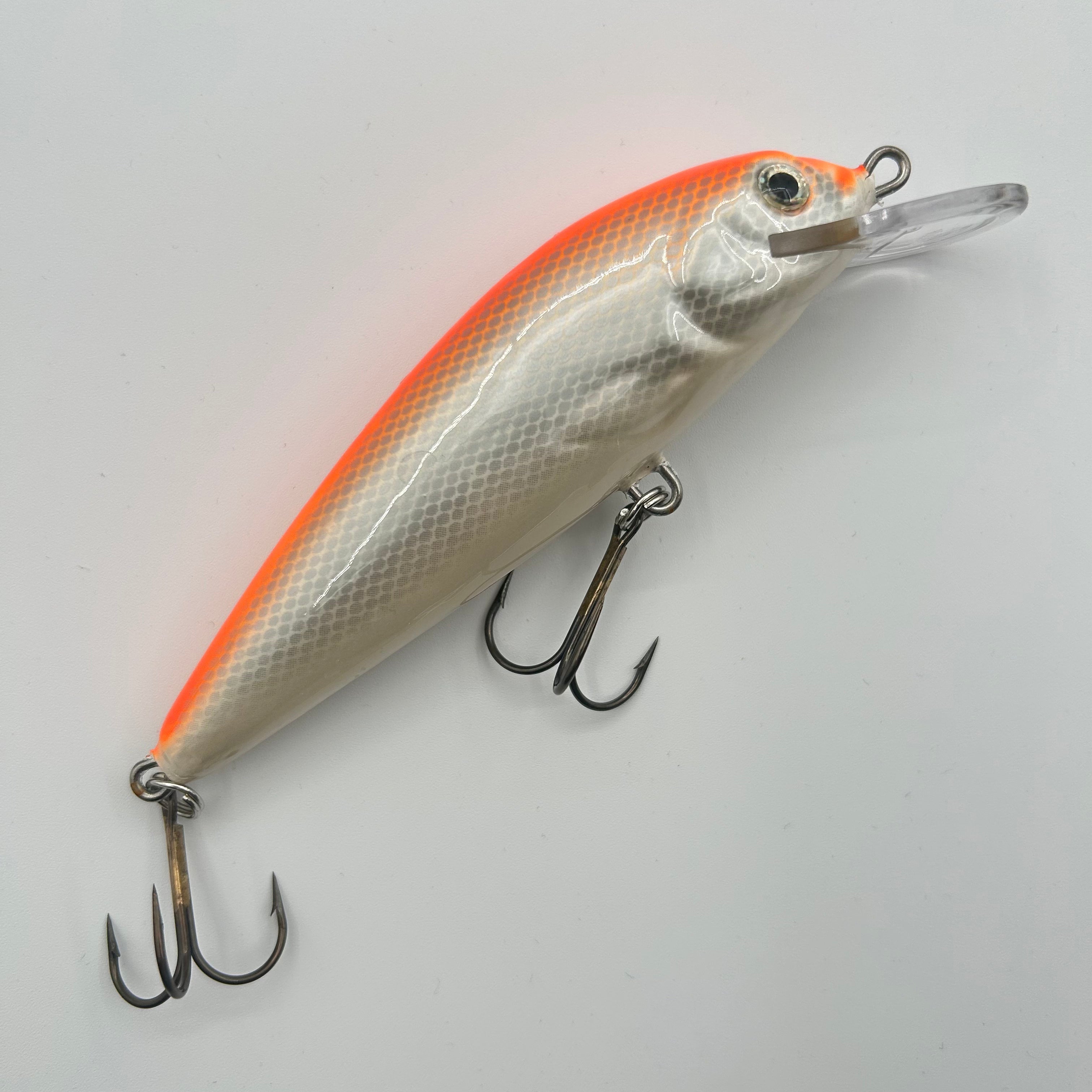 Balzer Colonel Gold Leonardo Wobbler / Kunstköder mit Drillingshaken orange/perlmutt