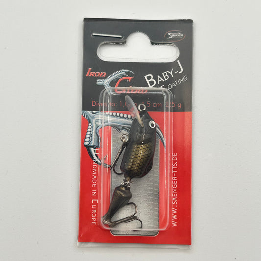 Sänger Iron Claw Wobbler / Kunstköder mit Drillingshaken bronze 2,5g