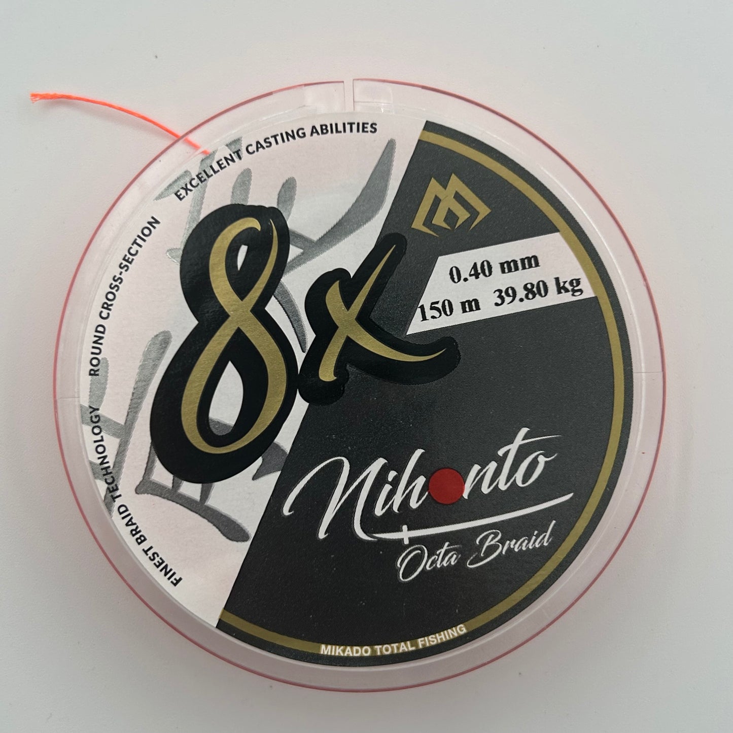 Mikado Mihonto Octa Braid 8x Schnur orange