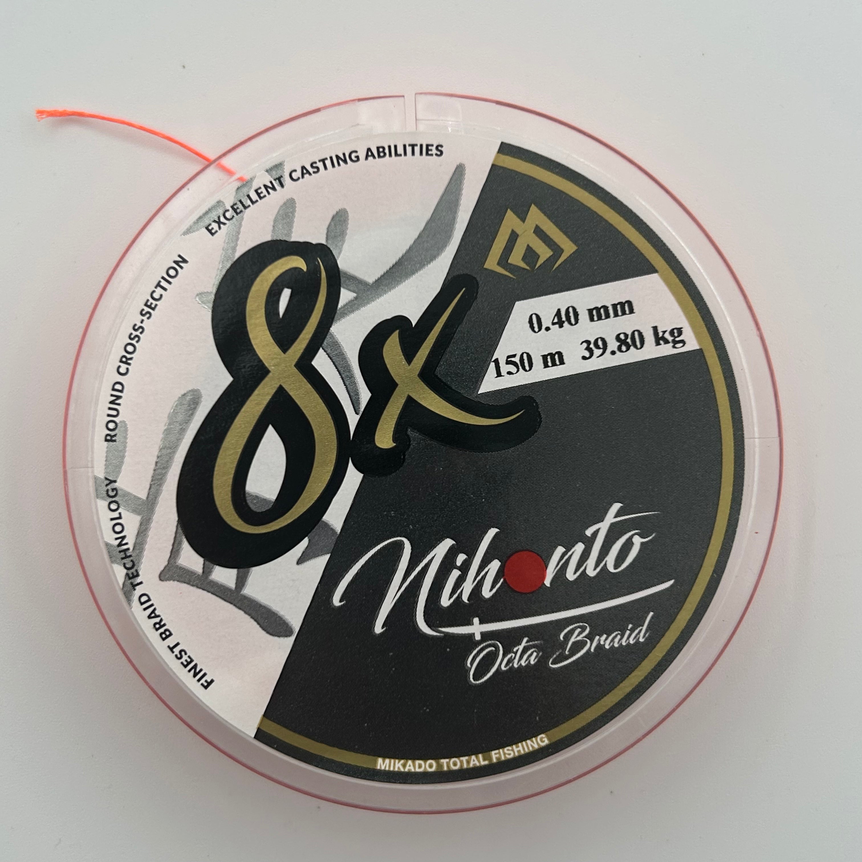 Mikado Mihonto Octa Braid 8x Schnur orange