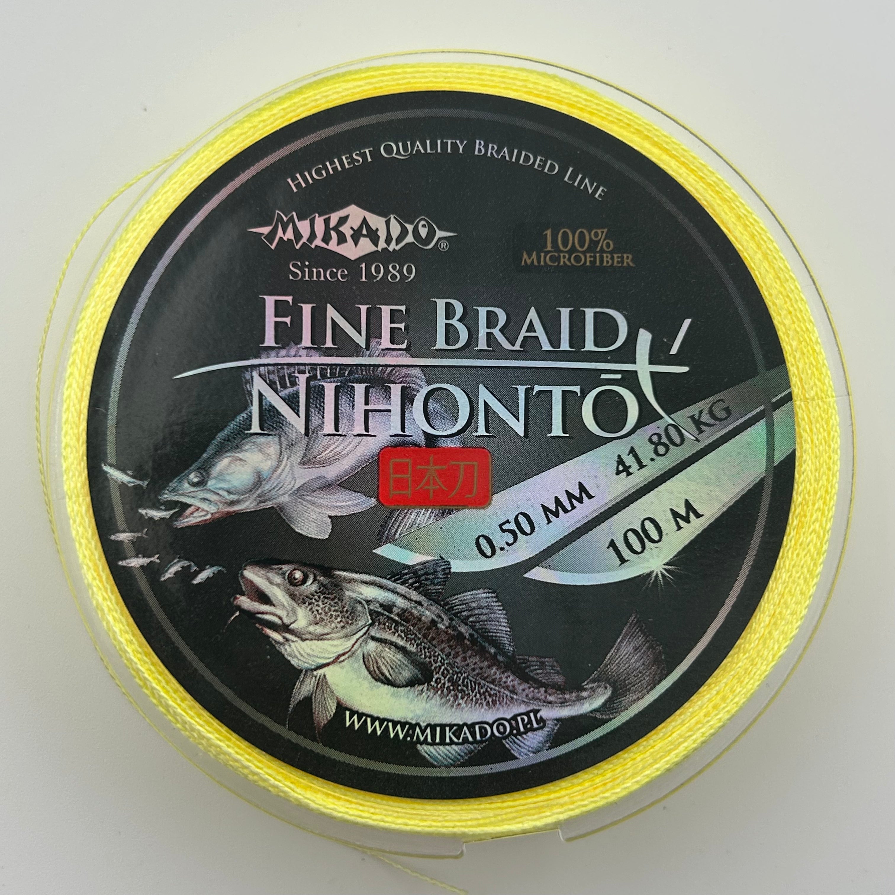 Mikado Mihonto Fine Braid Schnur gelb