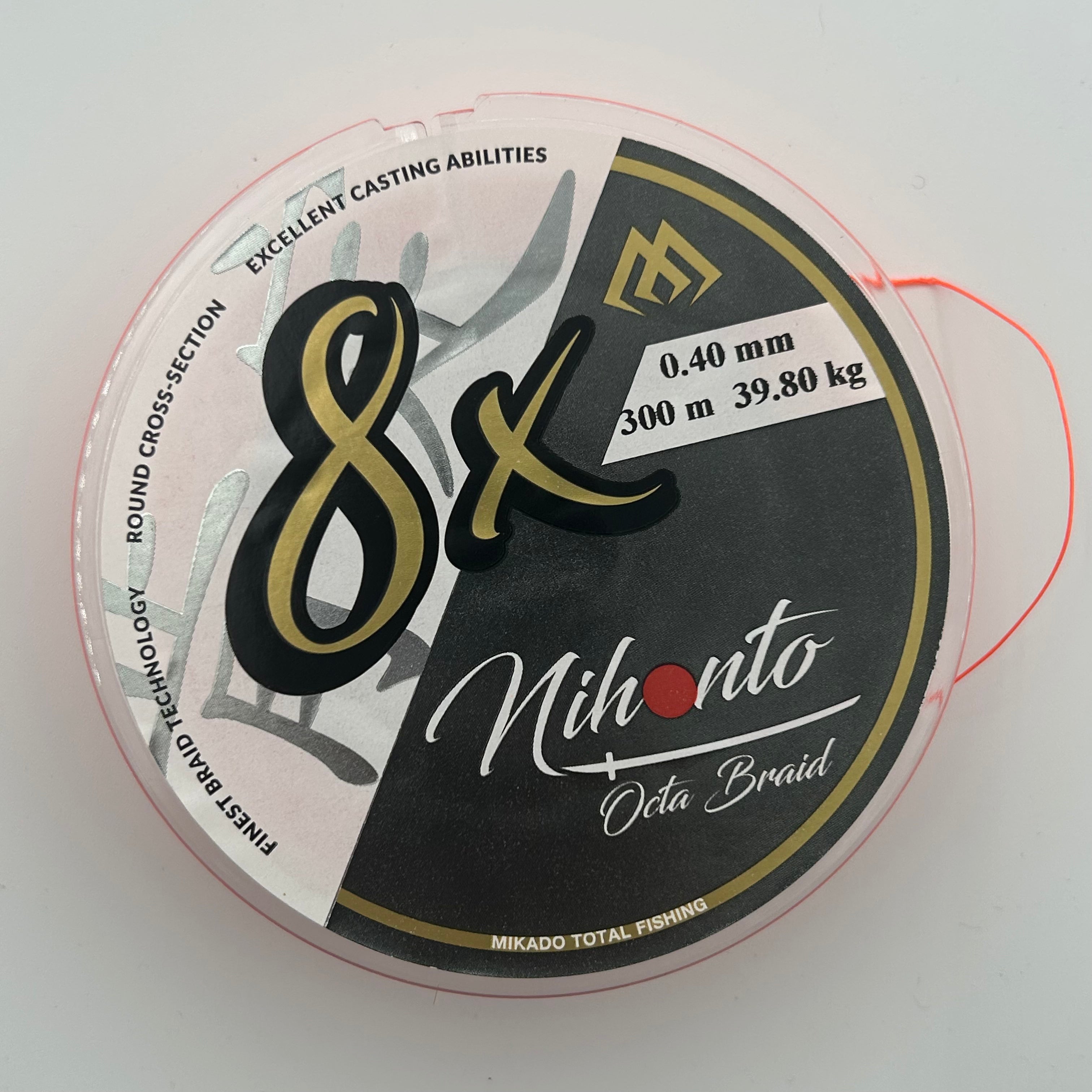 Mikado Mihonto Octa Braid 8x Schnur orange