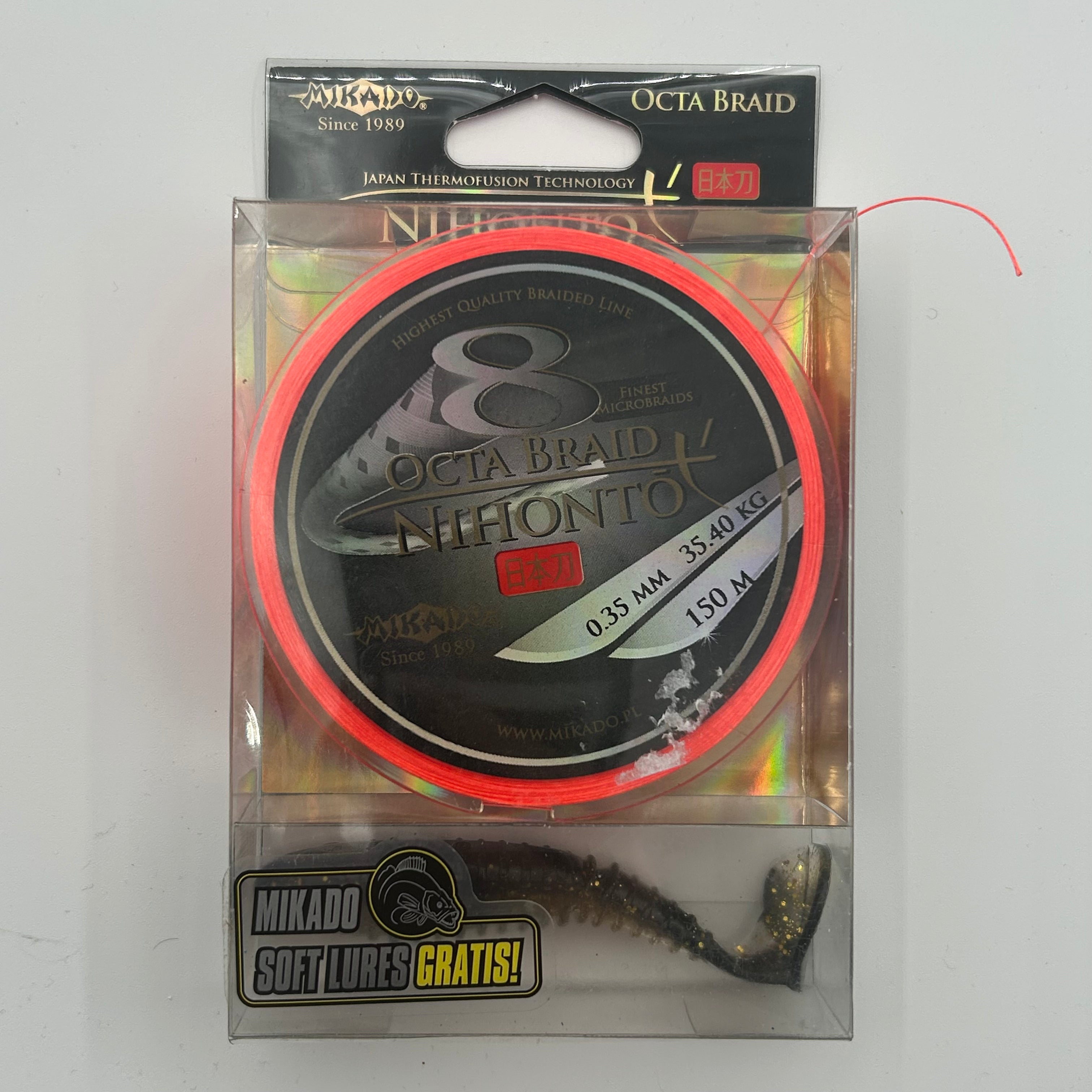 Mikado Mihonto Octa Braid 8x Schnur orange