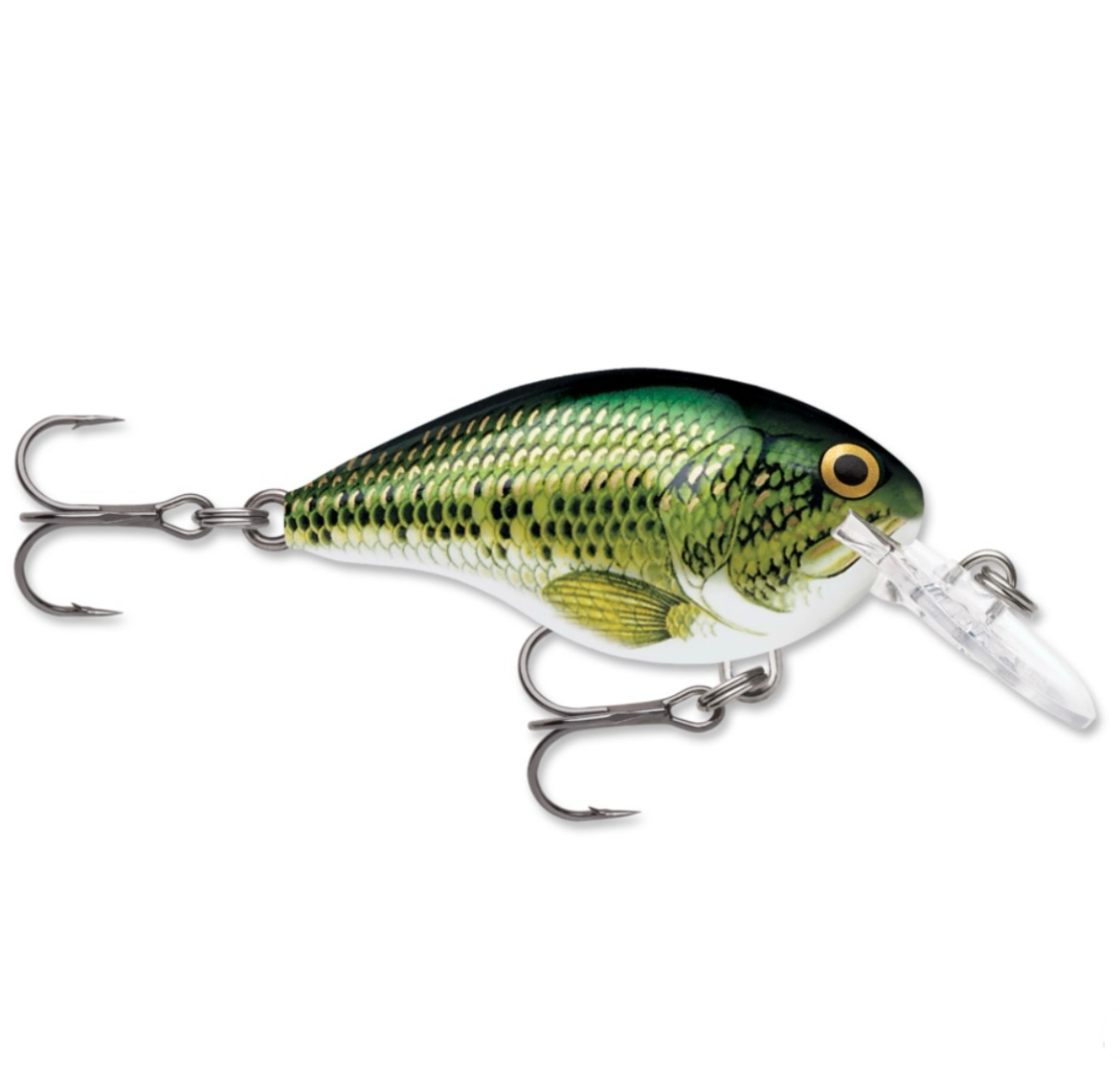 Rapala DT-14 Wobbler / Kunstköder mit Drillingshaken Baby Bass 22g