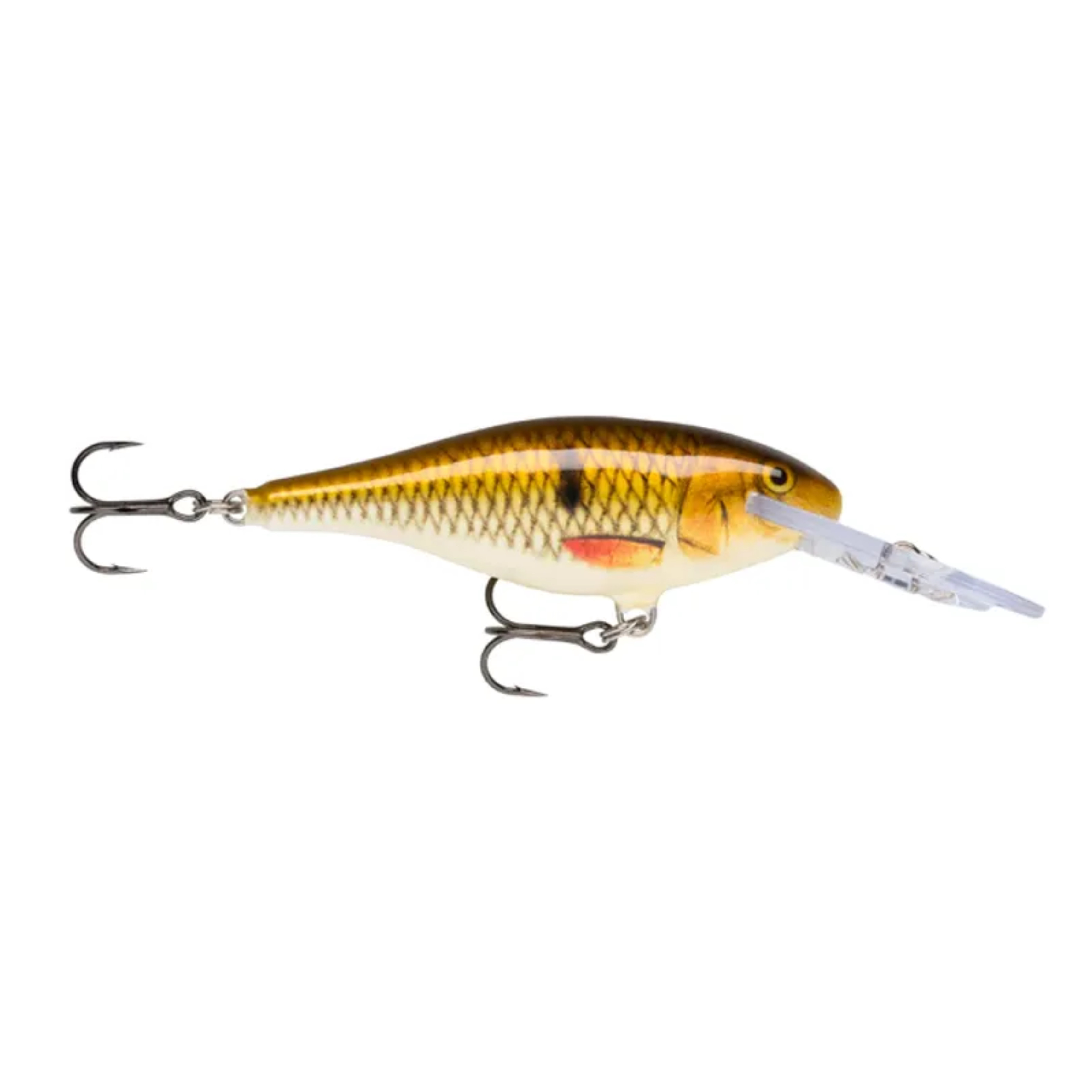 Rapala Shad Rap SR-9 Wobbler / Kunstköder mit Drillingshaken Jungle Perch 15g