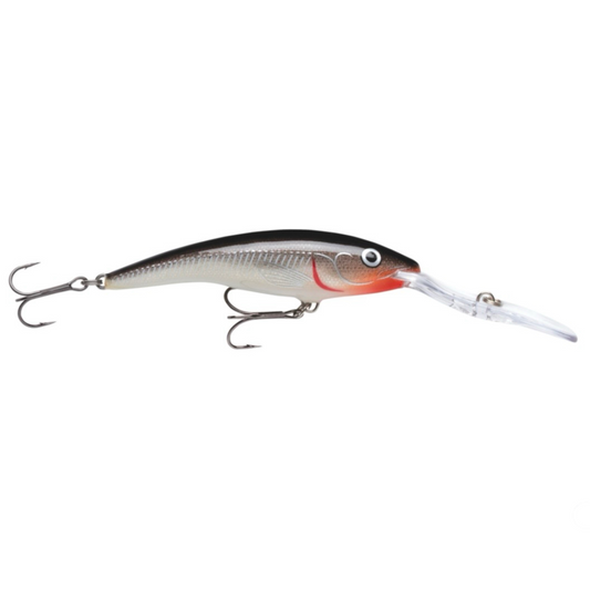 Rapala Deeptail Dancer TDD-13 Wobbler / Kunstköder mit Drillingshaken Silver 42g