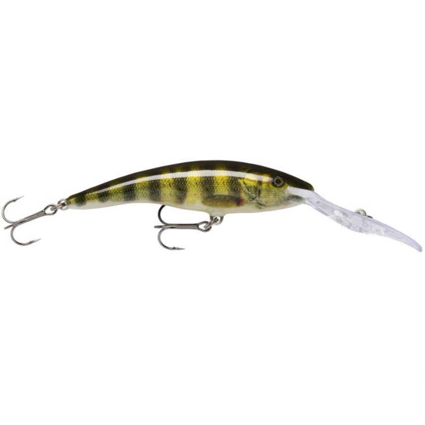 Rapala Deeptail Dancer TDD-9 Wobbler / Kunstköder mit Drillingshaken Live Perch 13g