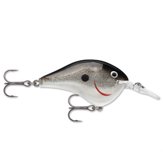 Rapala DT-10 Wobbler / Kunstköder mit Drillingshaken Silver 17g