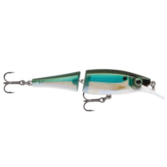 Rapala Balsa Extreme BXJM-9 Wobbler / Kunstköder mit Drillingshaken Blue Back Herring 8g
