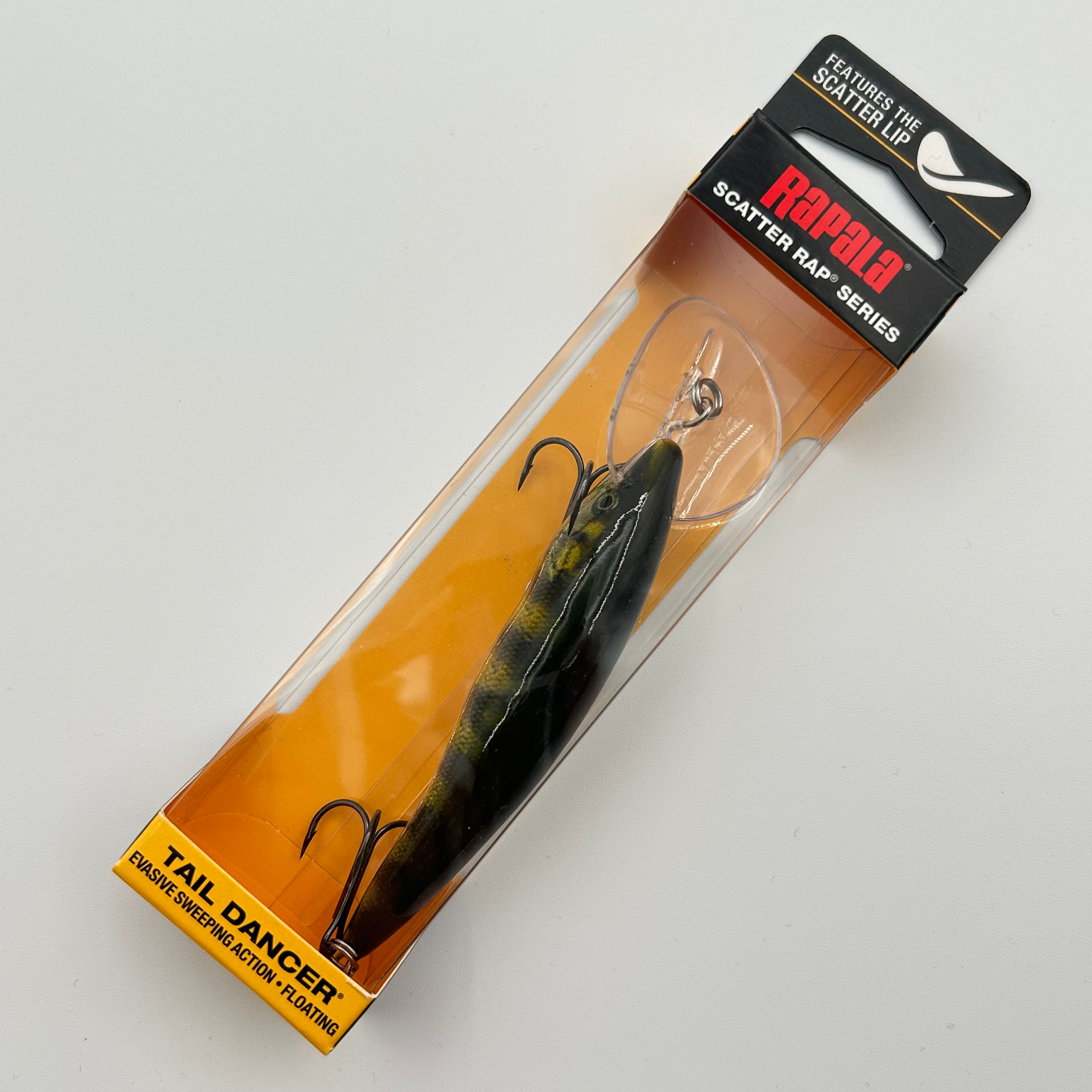 Rapala Scatter Rap Series Tail Dancer SCRTD-9 Wobbler / Kunstköder mit Drillingshaken Live Perch 13g