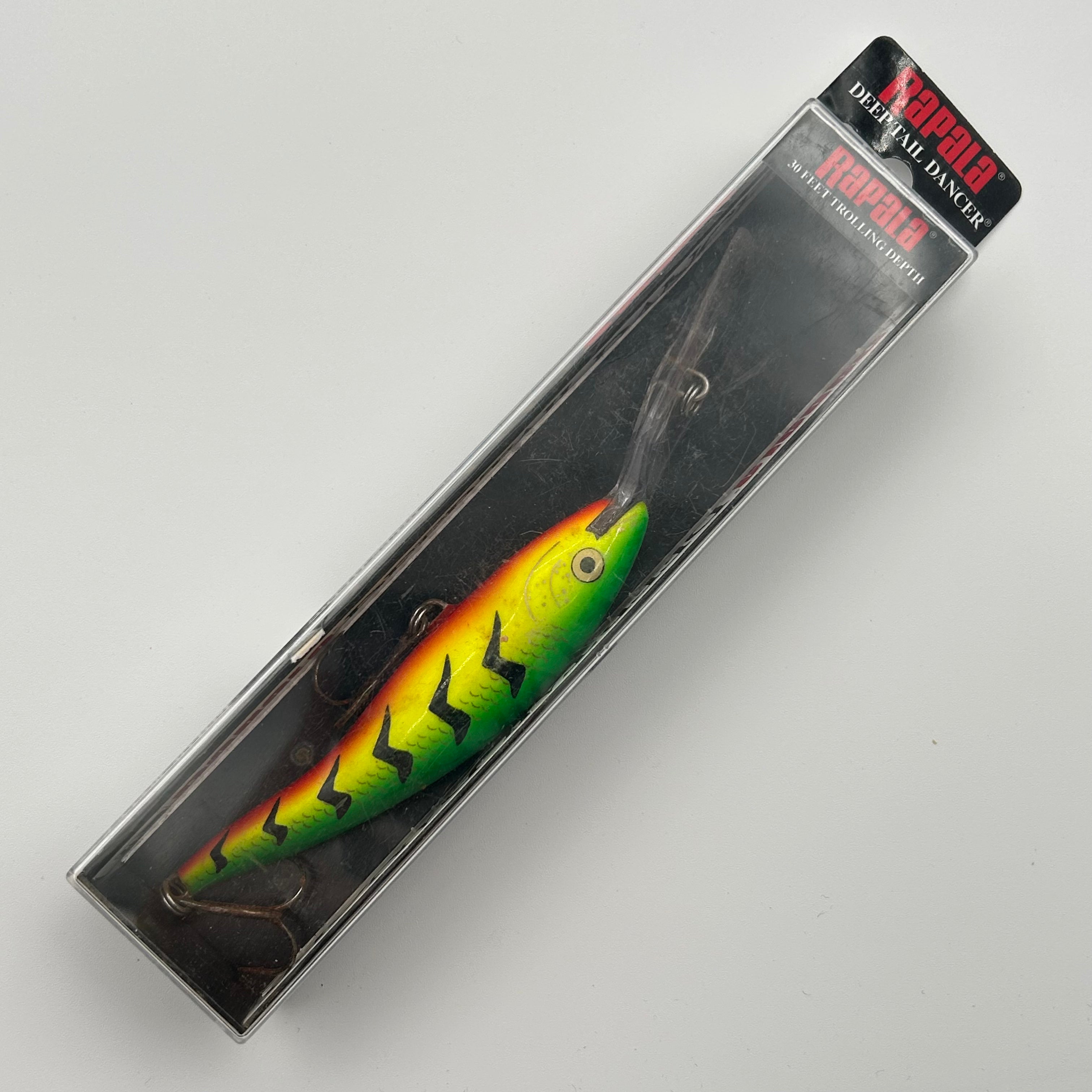 Rapala Deeptail Dancer TDD-11 Wobbler / Kunstköder mit Drillingshaken Hot Tiger 22g