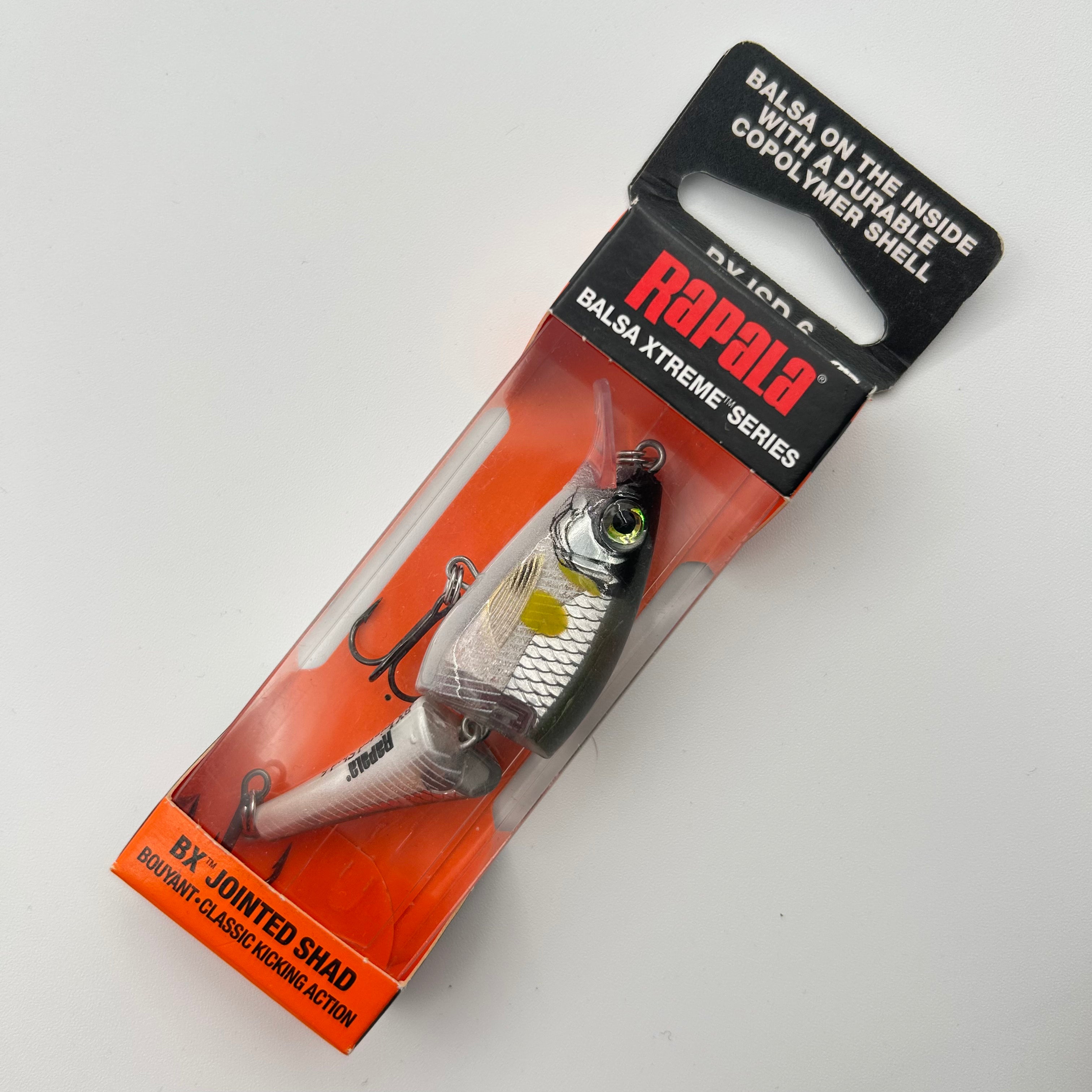 Rapala Balsa Extreme BXJSD-6 Wobbler / Kunstköder mit Drillingshaken Ayu 7g