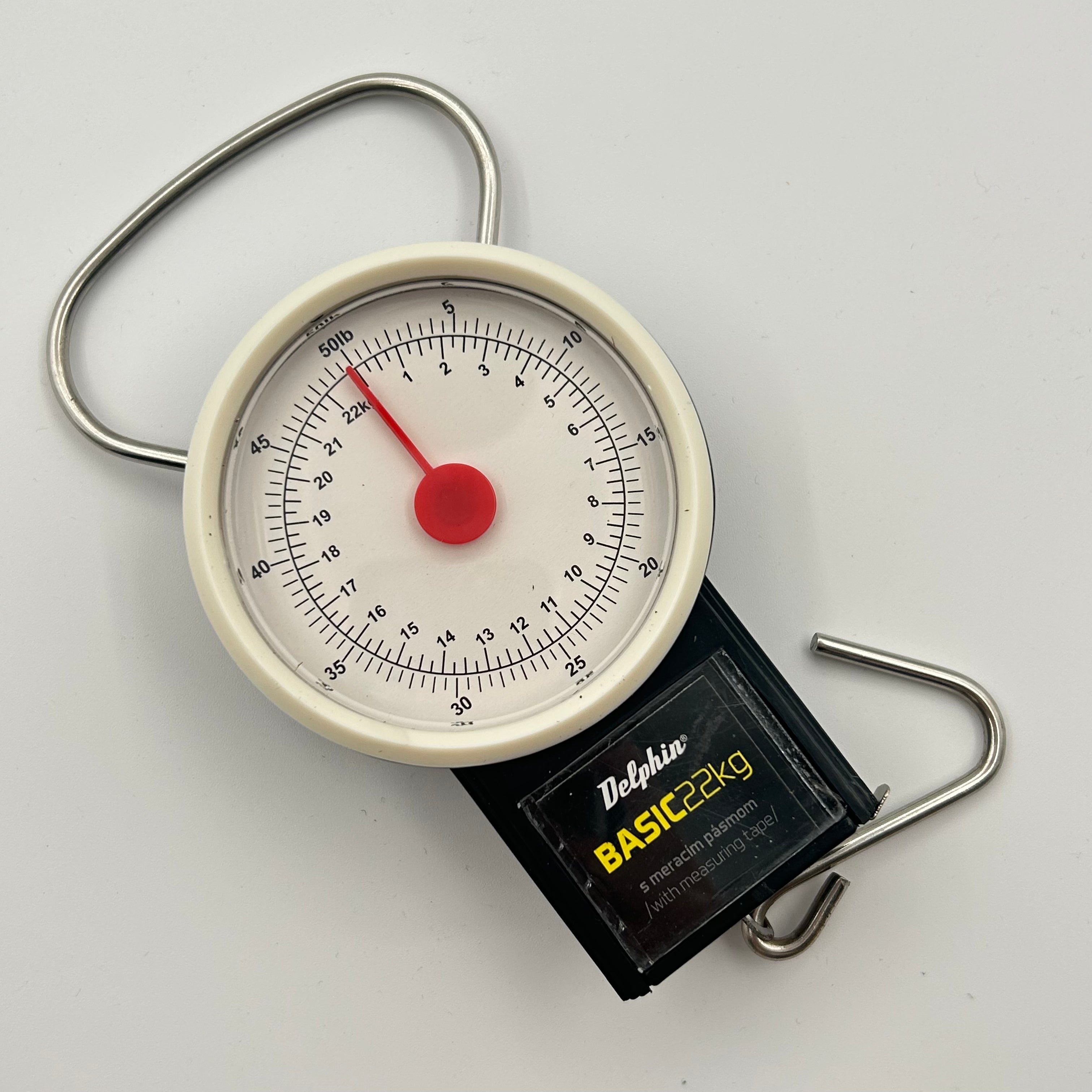 Delphin Basic Fischwaage mit Maßband bis 22kg