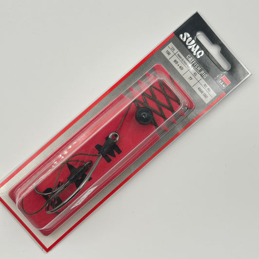 DAM Sumo Catfish Rig Vorfach mit Drillingshaken / Haken
