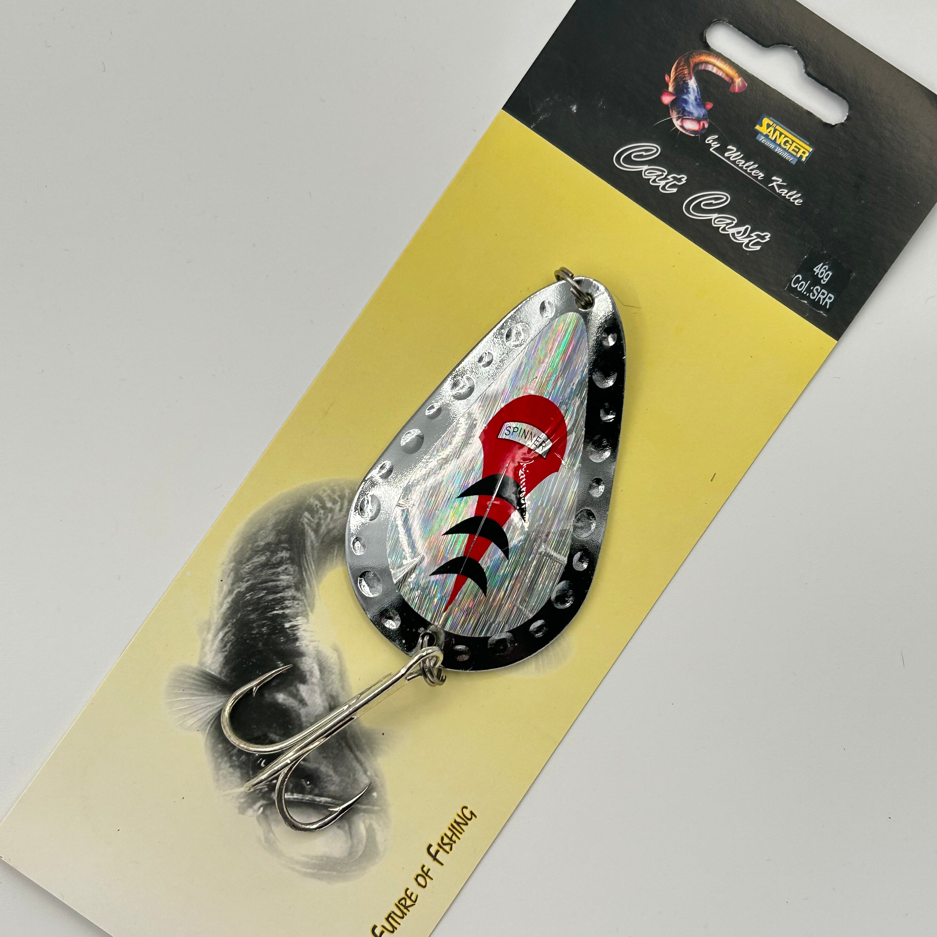 Sänger Cat Cast Drillingshaken Regenbogen 46g
