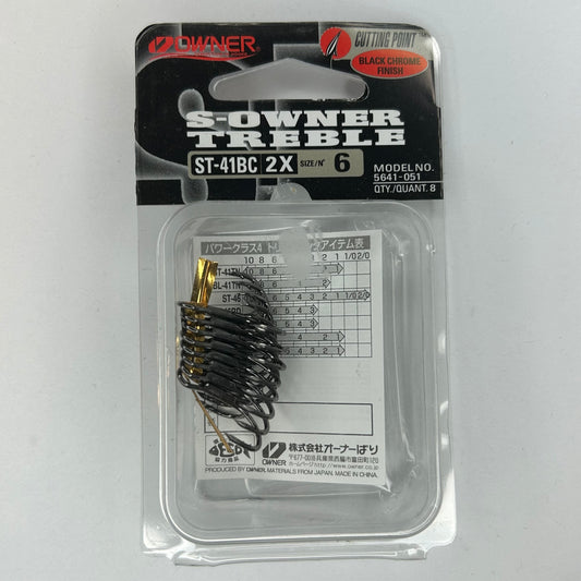 Owner S-Owner Treble Drillingshaken ST-41BC 8 Stk.