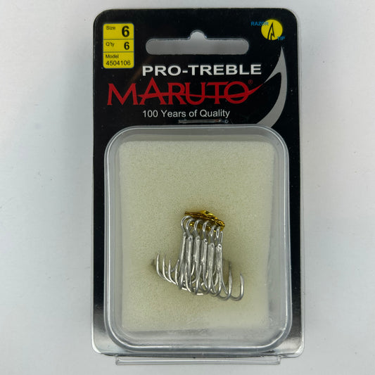 Dohitomi Maruto Pro Treble Drillingshaken 6 Stk.