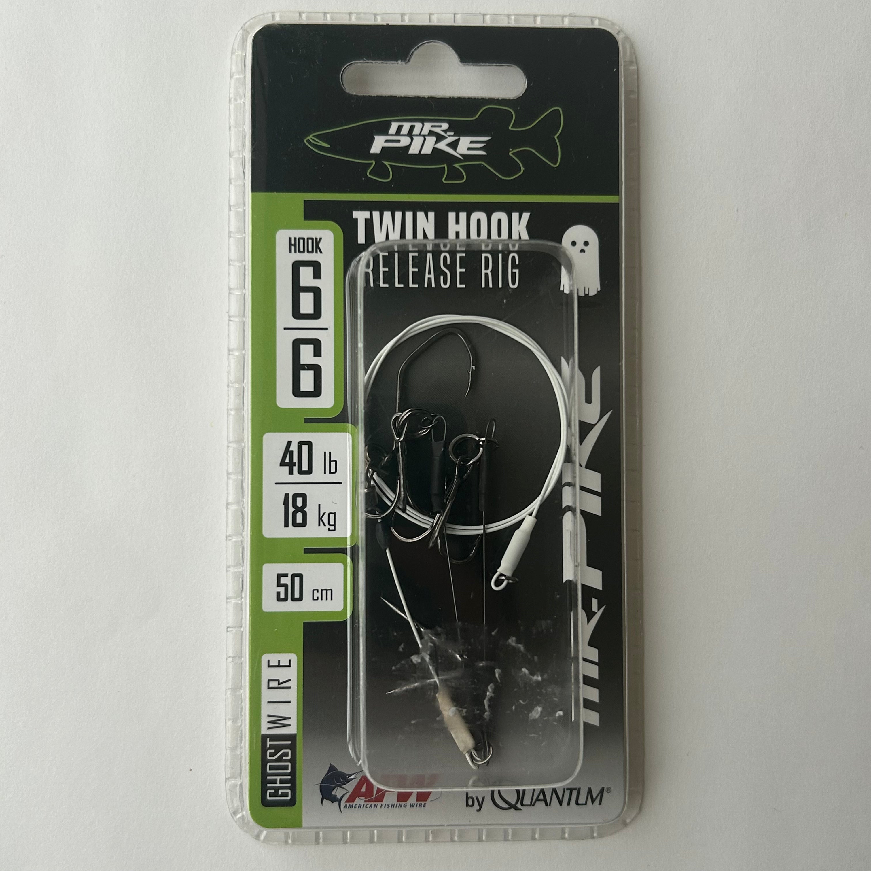Zebco Mr. Pike Bait Release Rig Vorfach Zwillingshaken