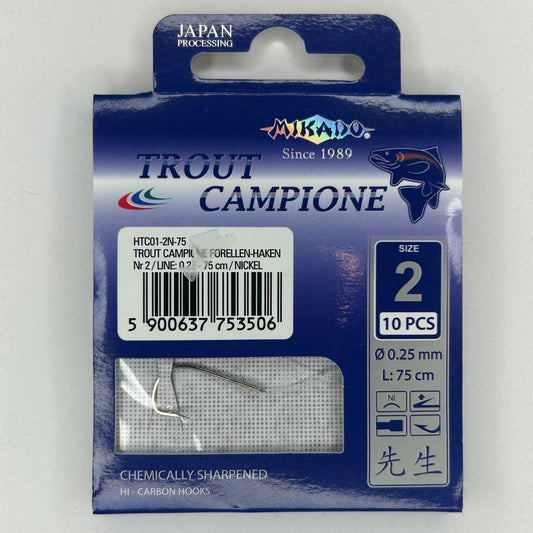 Mikado Vorfach Haken Trout Campione Forelle 10 Stk.