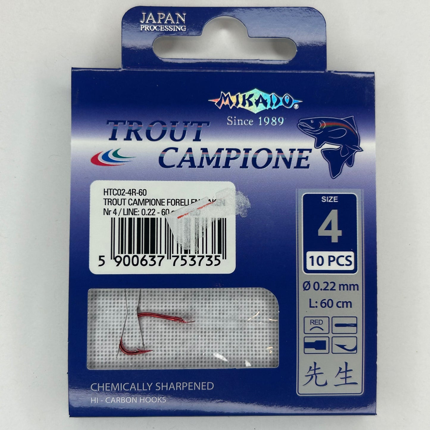 Mikado Vorfach Haken Trout Campione Forelle 10 Stk.