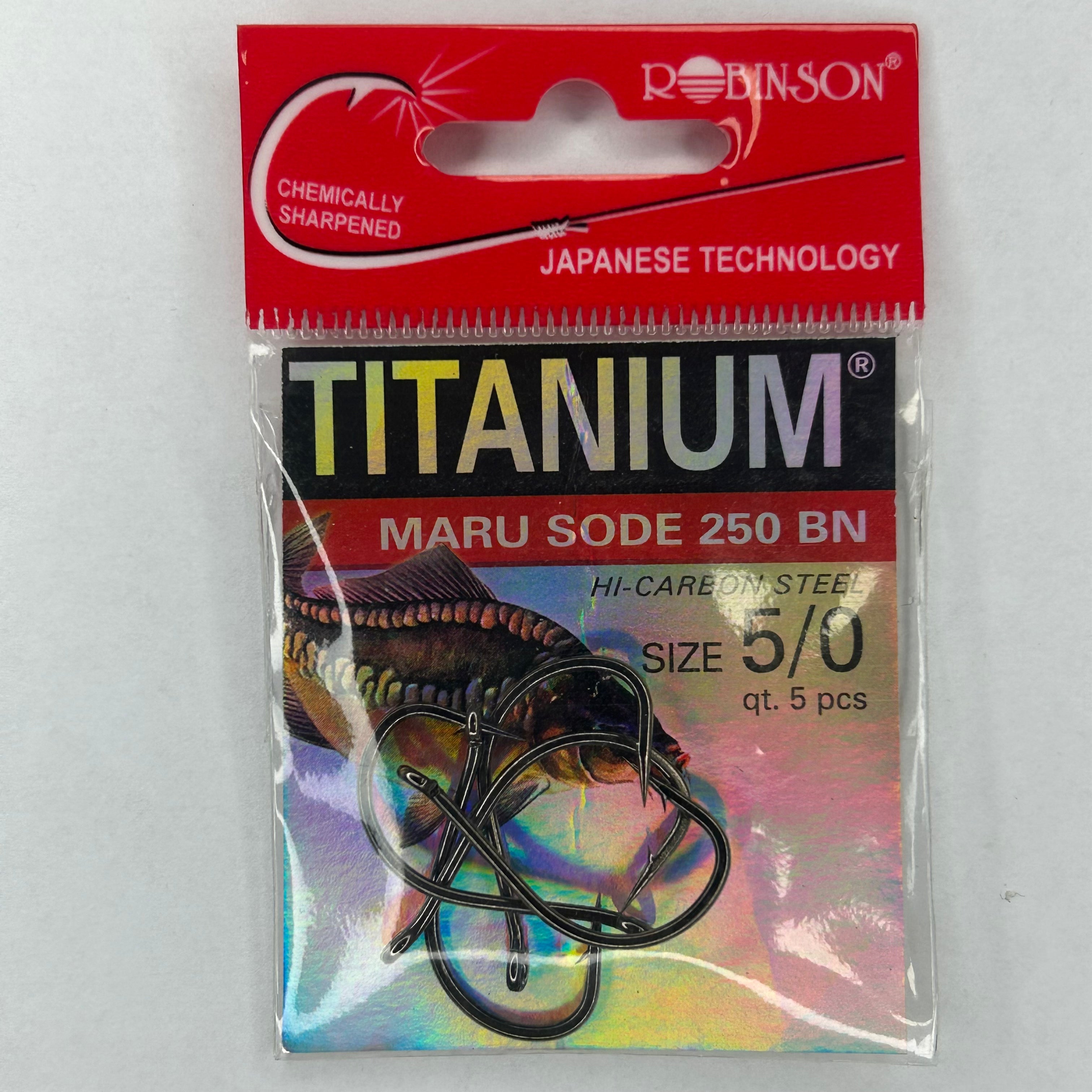 Robinson Haken Titanium Maru Sode 250 BN 5 Stk.