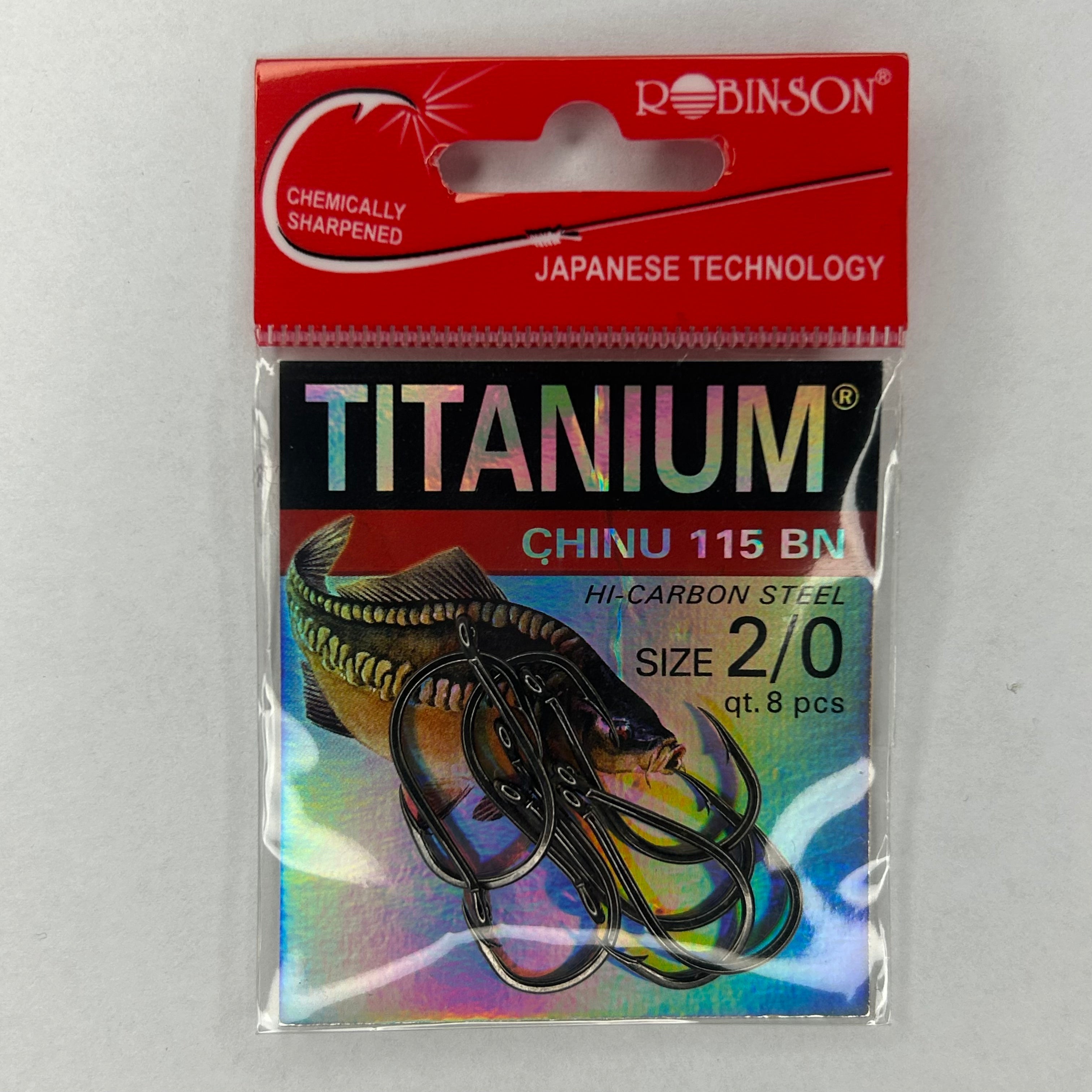 Robinson Haken Titanium Chinu 115 BN 8 Stk.