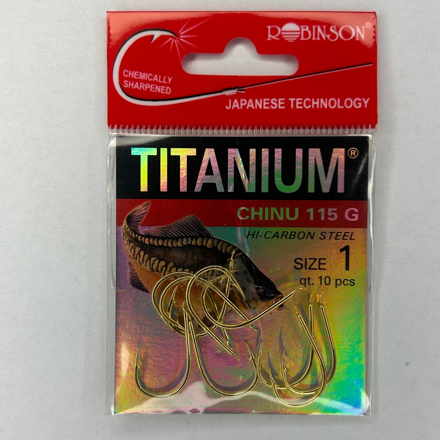 Robinson Haken Titanium Chinu 115 G 10 Stk.