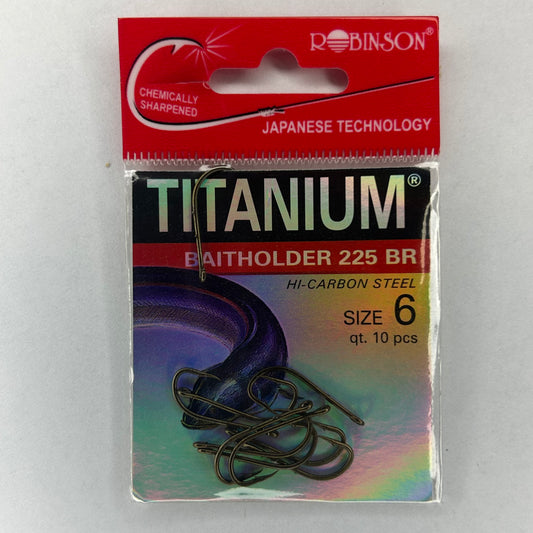Robinson Haken Titanium Baitholder 225 BR 10 Stk.