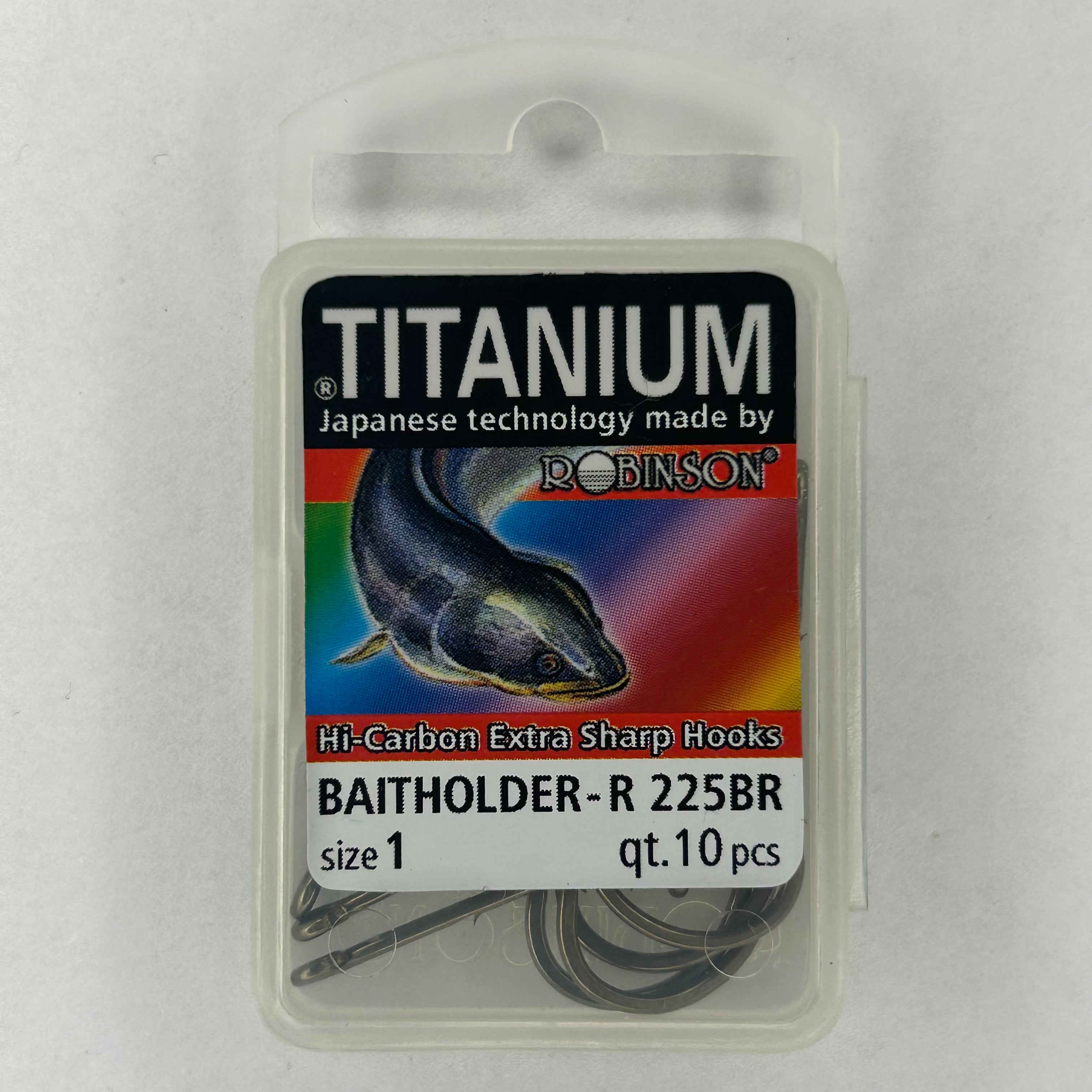 Robinson Haken Titanium Baitholder-R 225 BR 10 Stk.