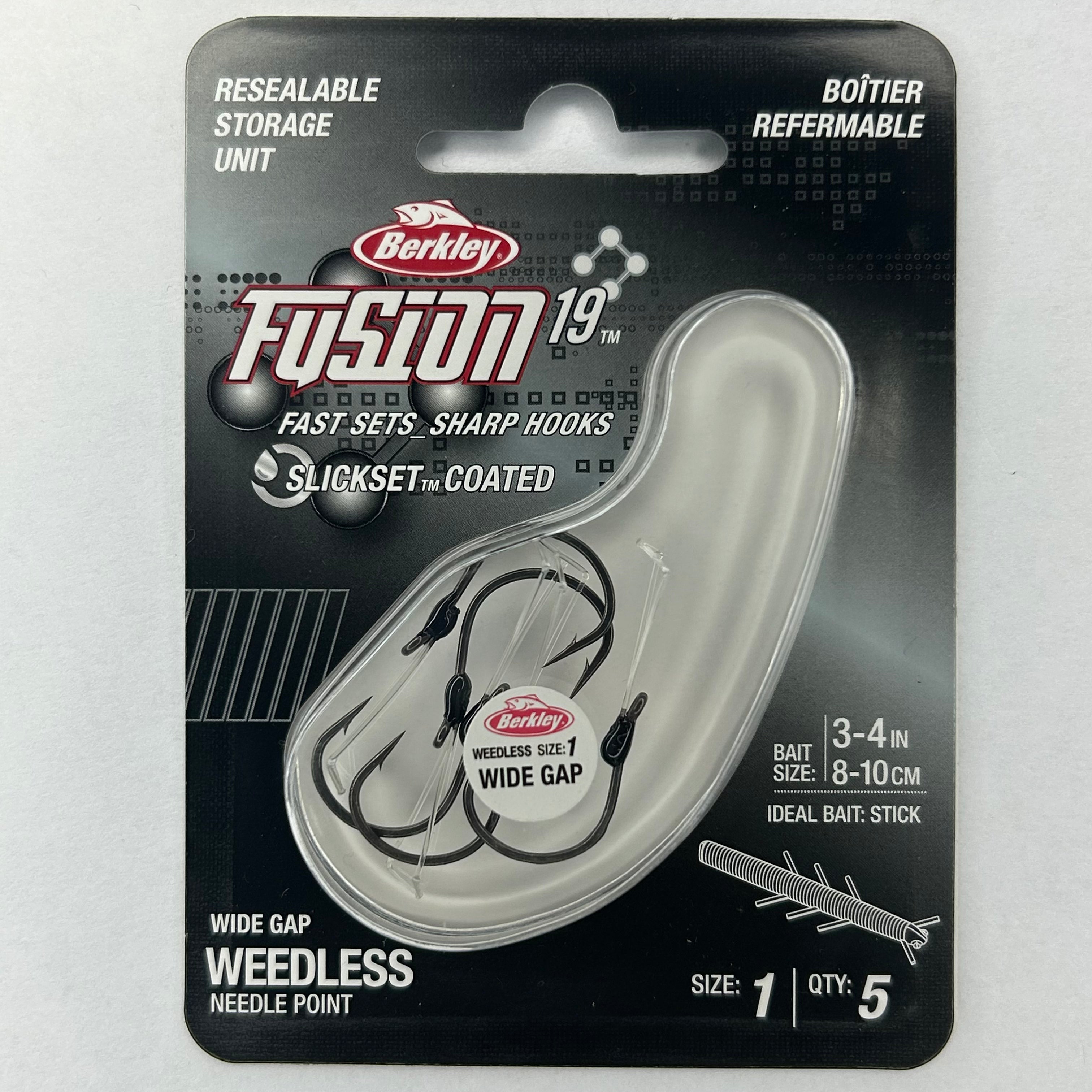 Berkley Haken Fusion 19 Wide Gap Weedless 5 Stk.