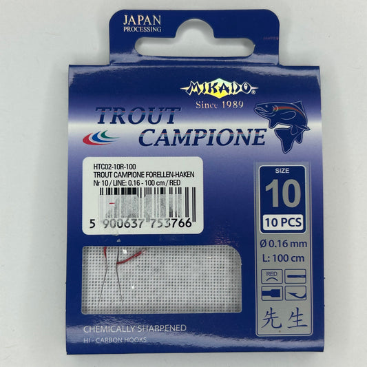 Mikado Vorfach Haken Trout Campione Forelle 10 Stk.