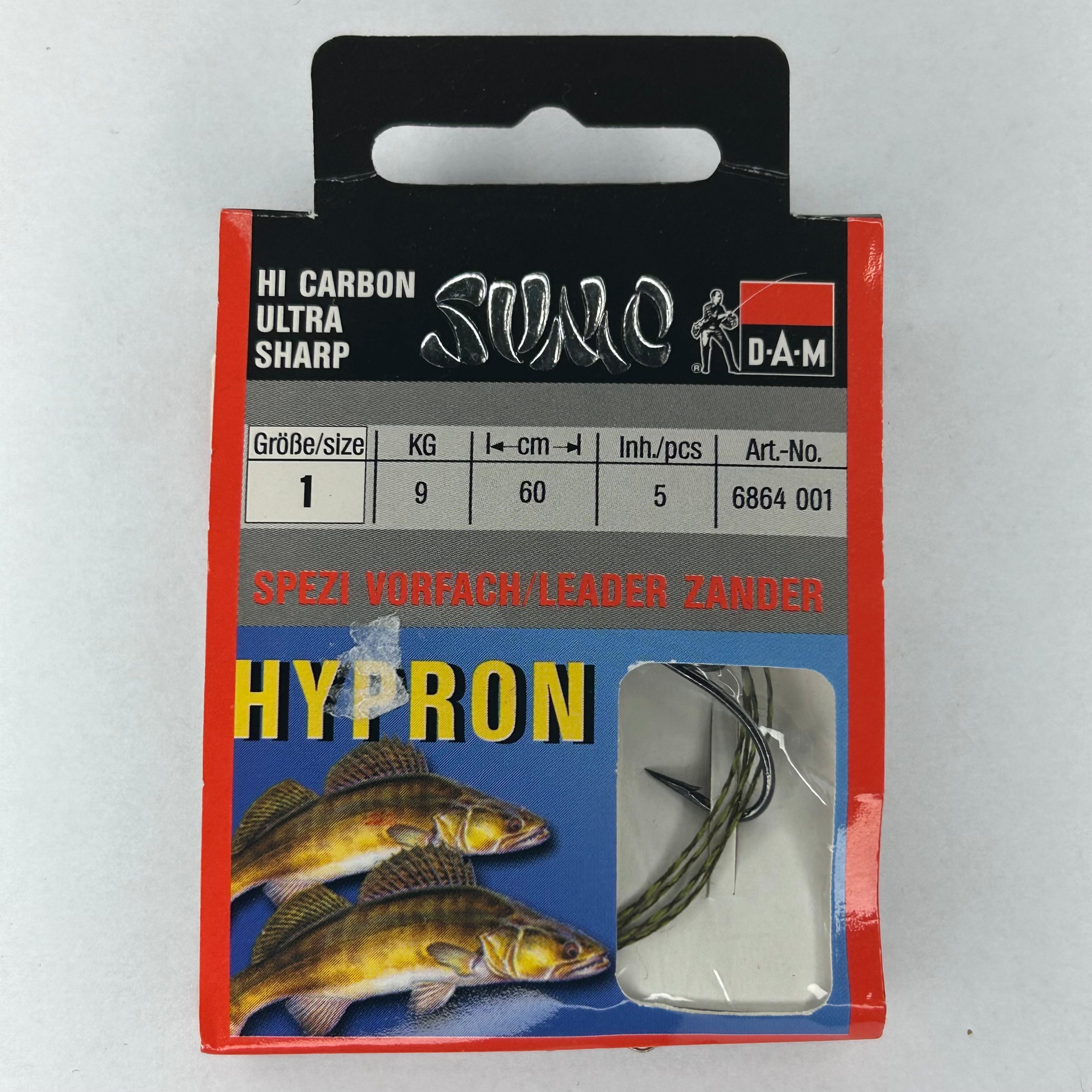 DAM Sumo Spezi Vorfach Haken Zander 5 Stk.