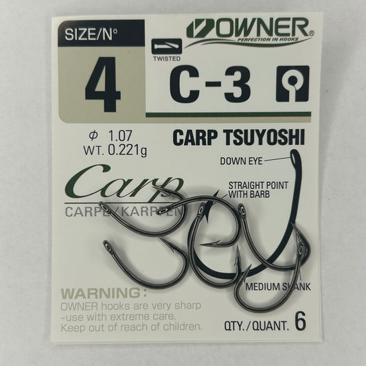 Owner Haken Karpfen Tsuyoshi C-1 6 Stk.