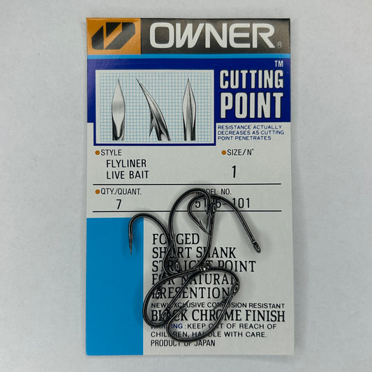 Owner Flyliner Live Bait Haken 7 Stk.