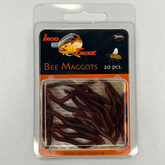 Sänger Bienenmade Köder rot 20 Stk.