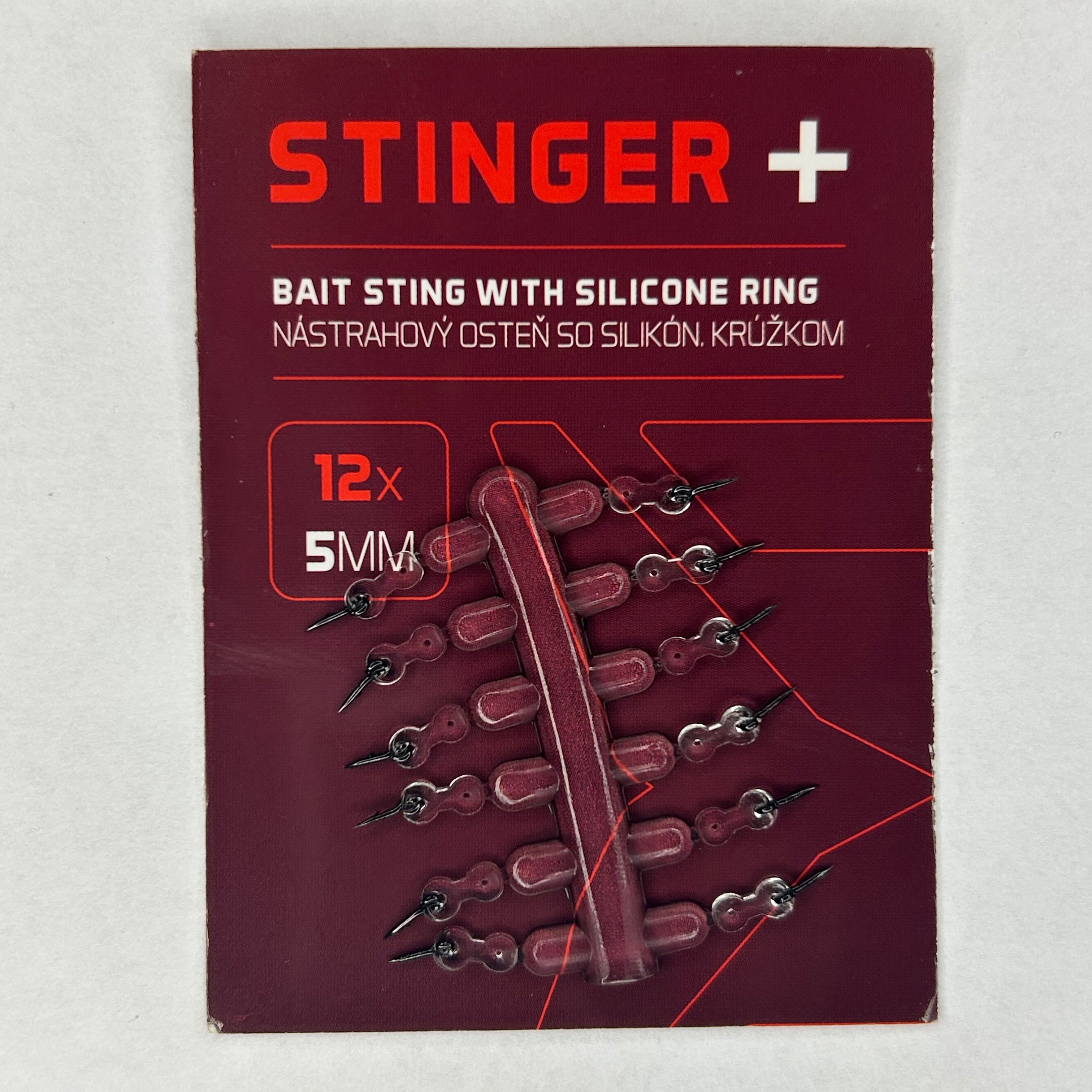 Delphin Bait Sting mit Silikonring 5mm 12 Stk.