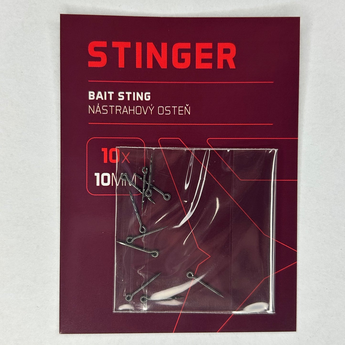 Delphin Bait Sting mit Silikonring 10mm 10 Stk.