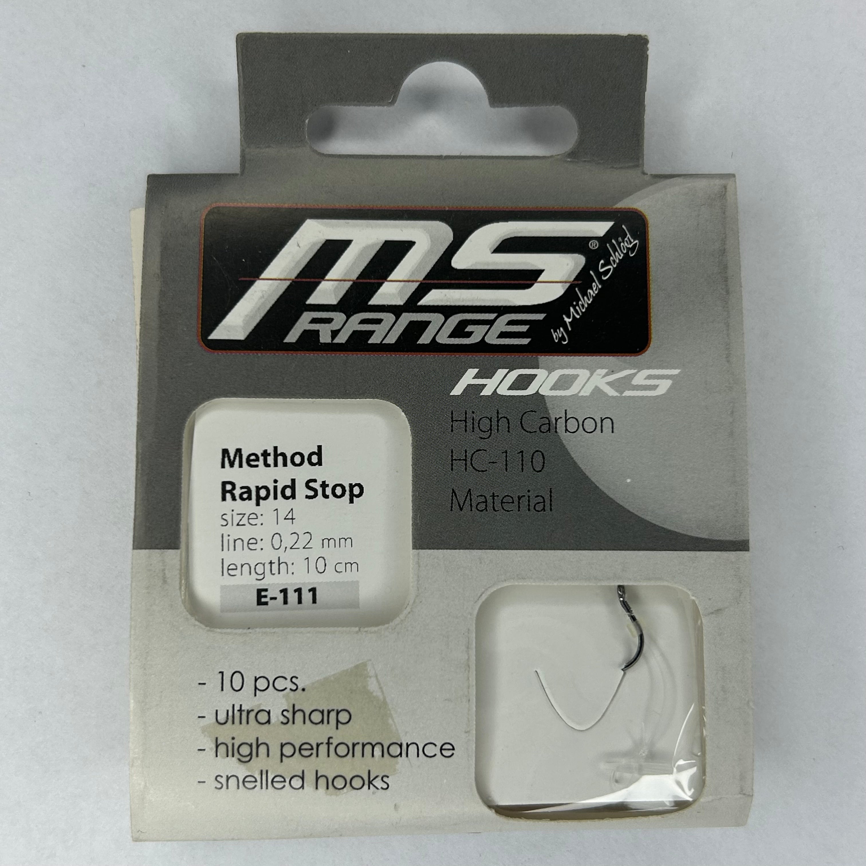 MS Range Method Rapid Stop Vorfach Haken 10 Stk.