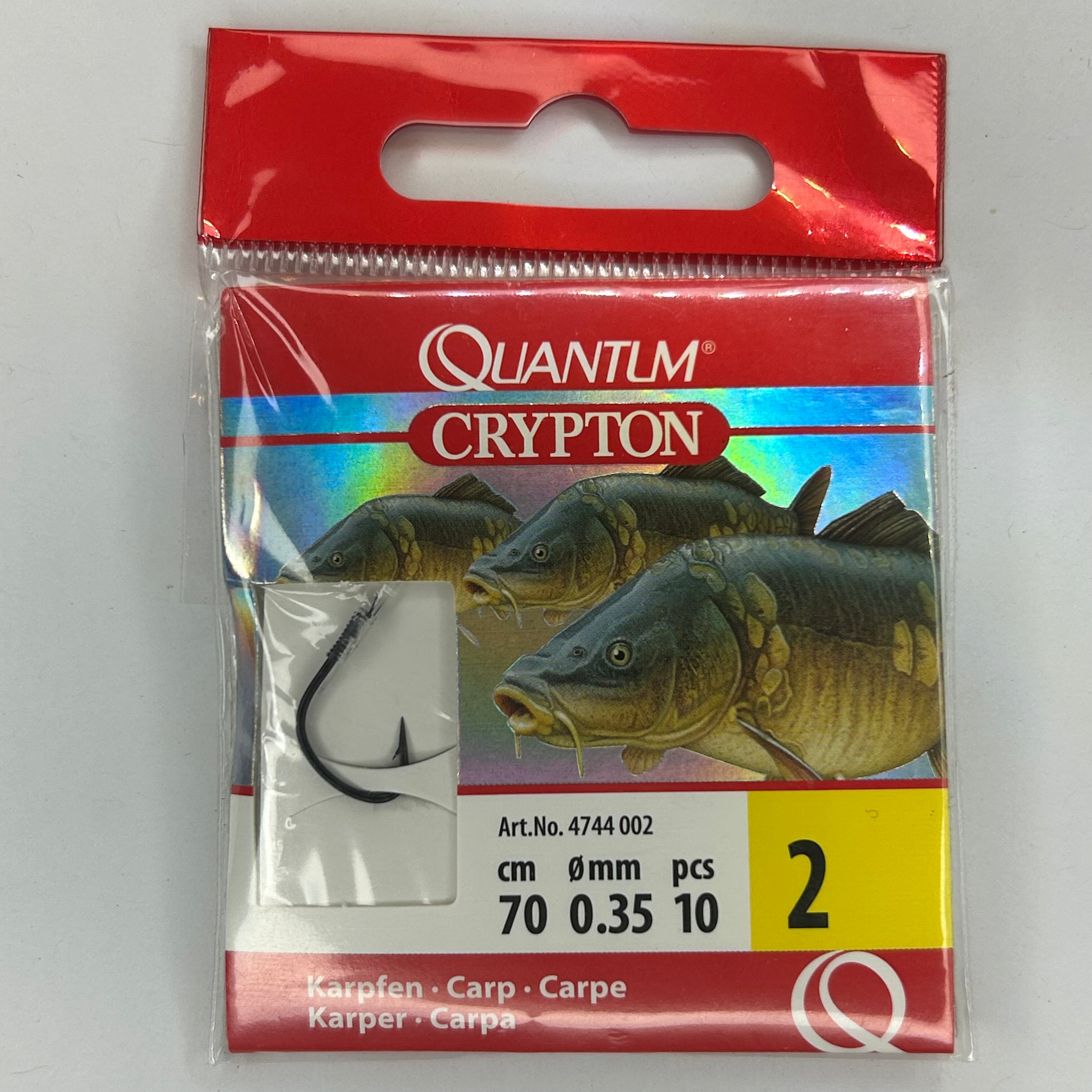 Zebco Quantum Vorfach Haken Crypton Karpfen 10 Stk.