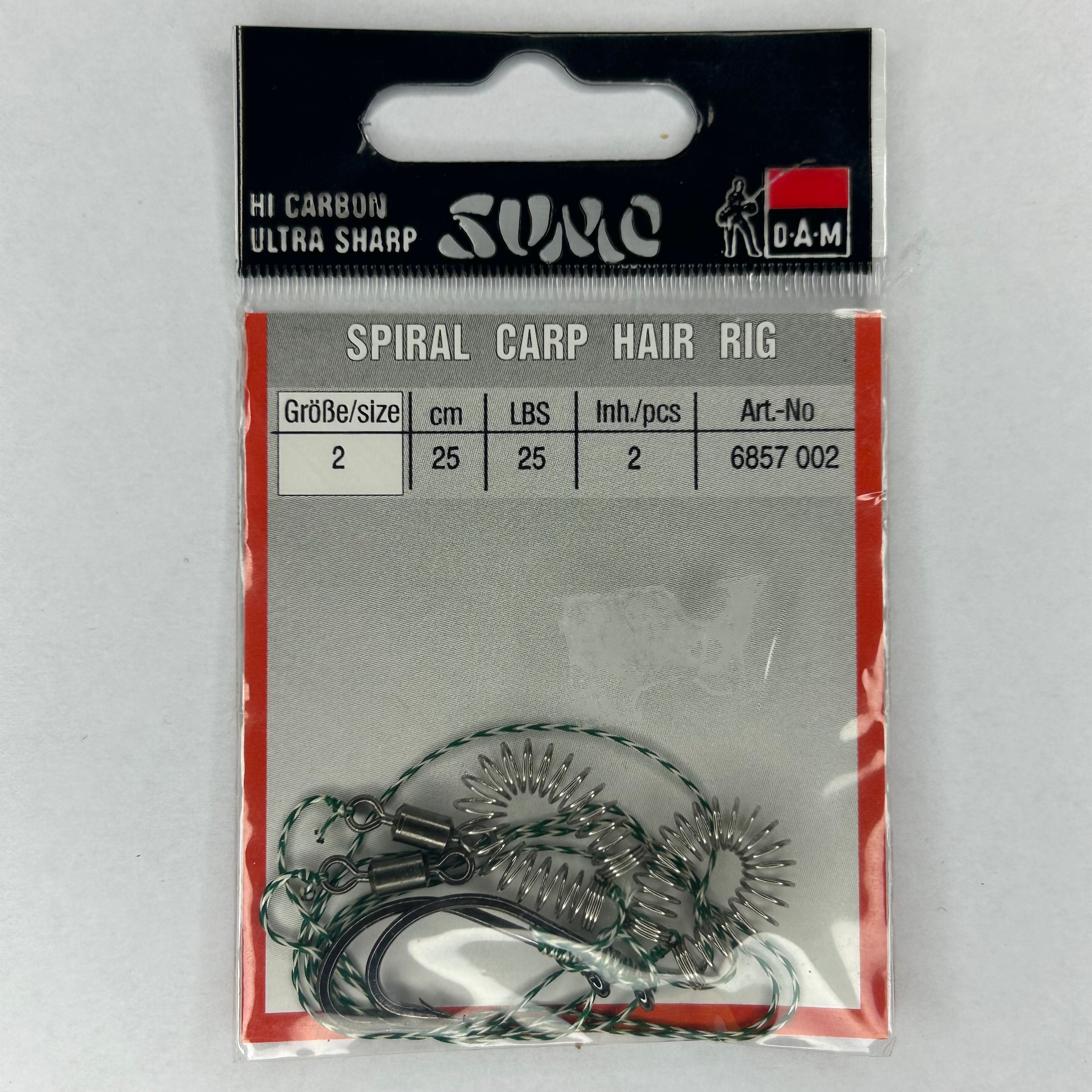 DAM Spiral Karpfen Hair Rig Haken 2 Stk.