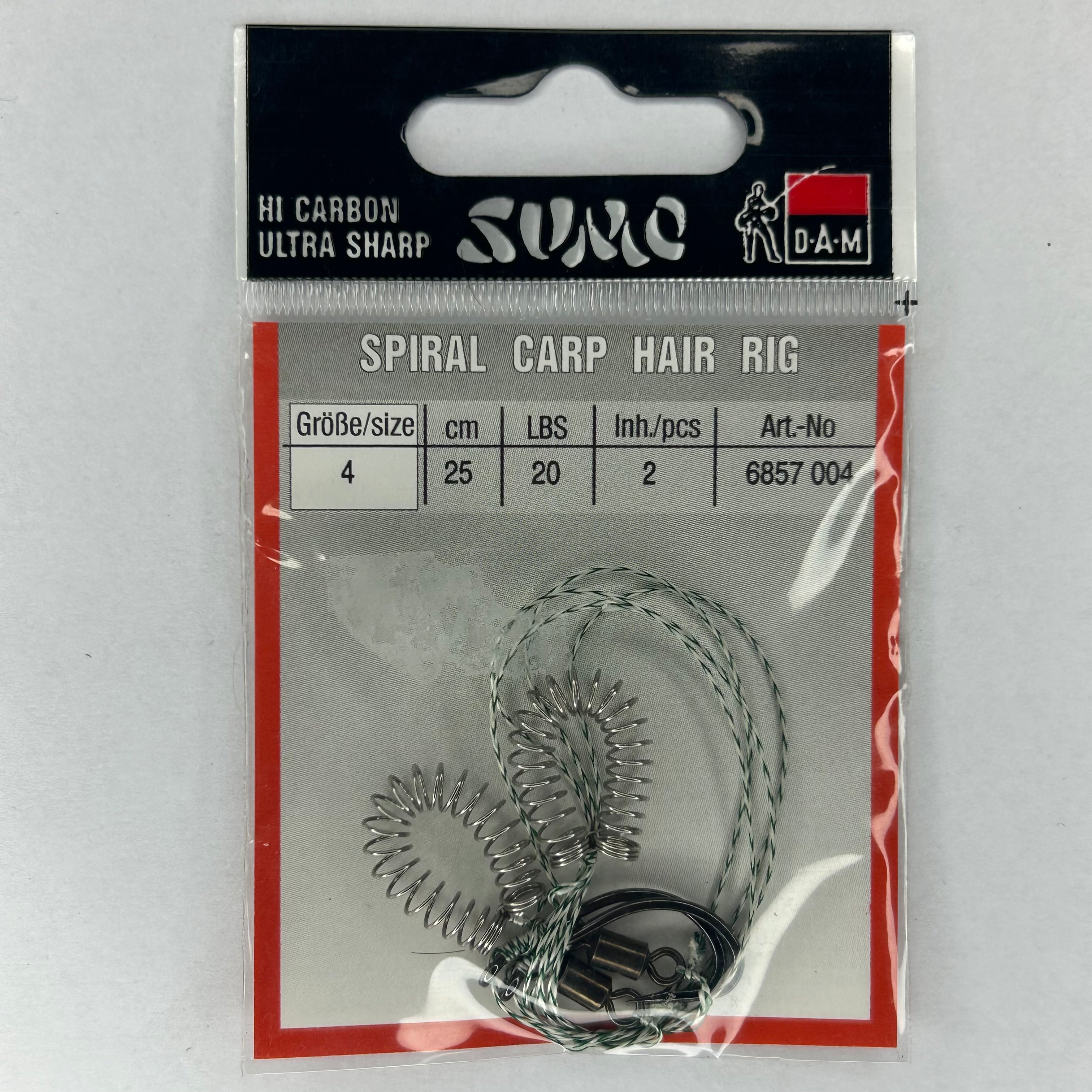 DAM Spiral Karpfen Hair Rig Haken 2 Stk.