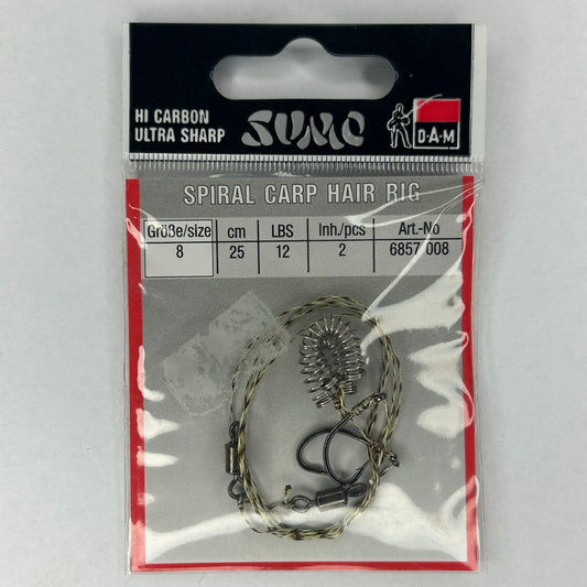 DAM Spiral Karpfen Hair Rig Haken 2 Stk.