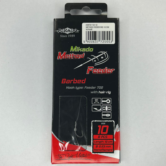 Mikado Barbed Vorfach Haken Hair Rig 8 Stk.