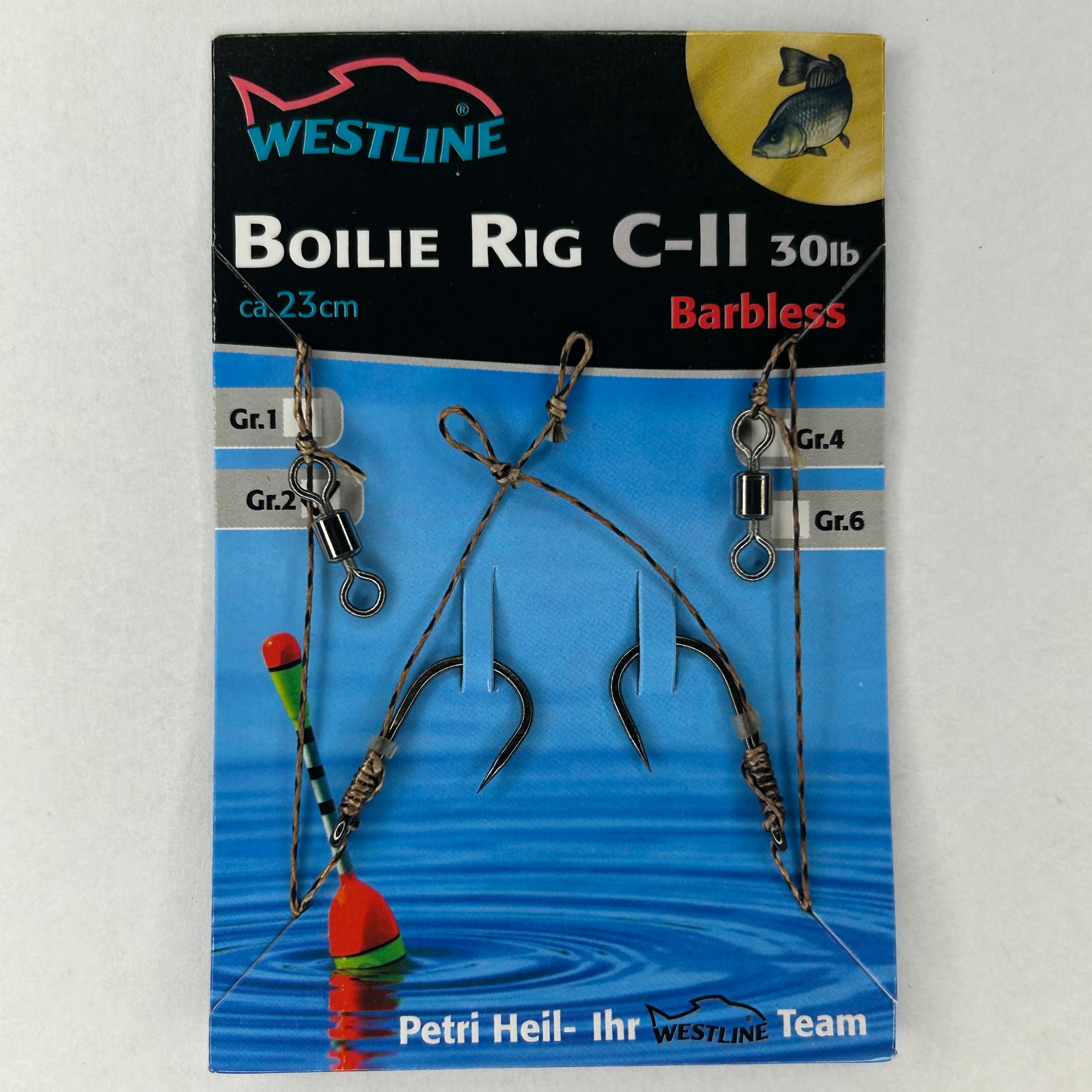 Westline Boilie Rig C-II Vorfach Haken 2 Stk.