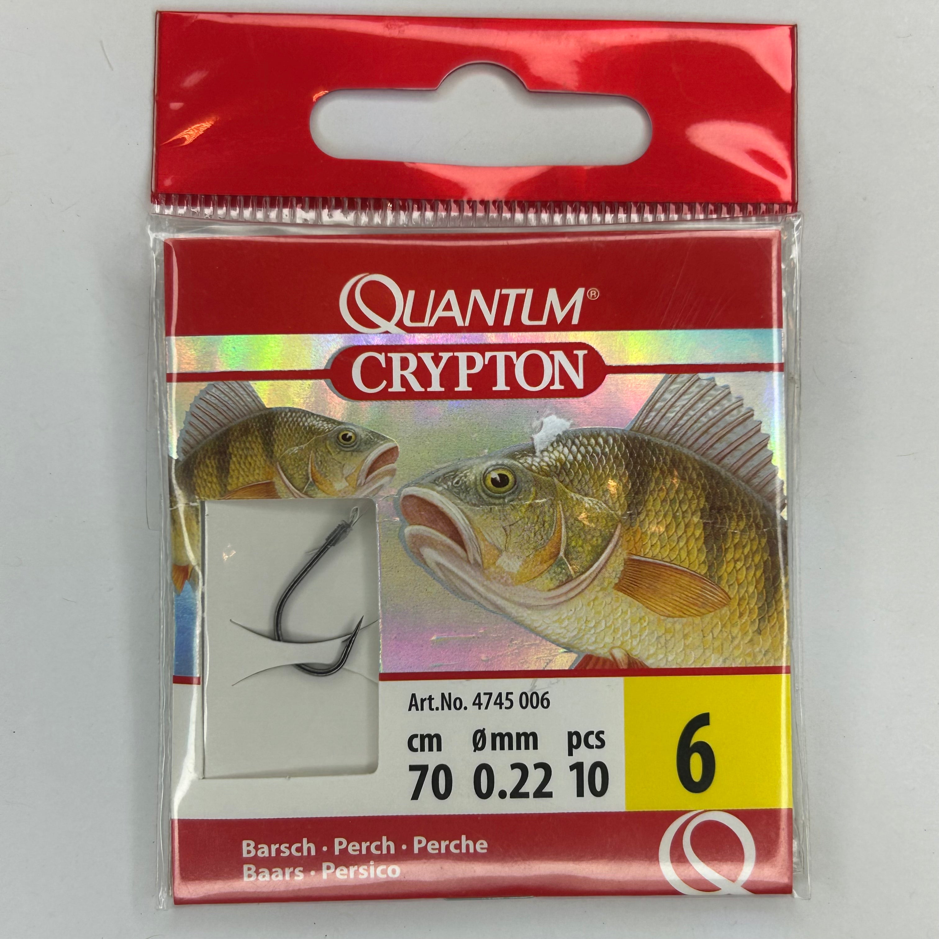 Zebco Quantum Vorfach Haken Crypton Barsch 10 Stk.