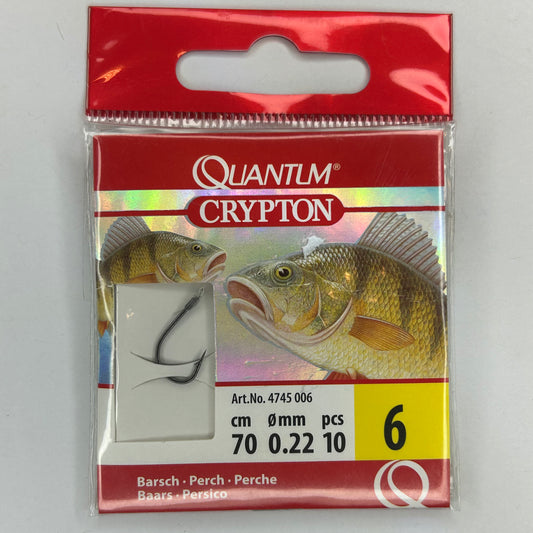 Zebco Quantum Vorfach Haken Crypton Barsch 10 Stk.