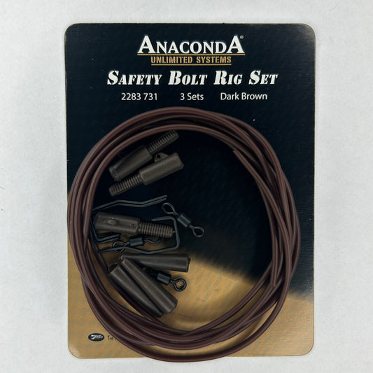 Sänger Anaconda Safety Bolt Rig Set Dark Brown 3 Stk.