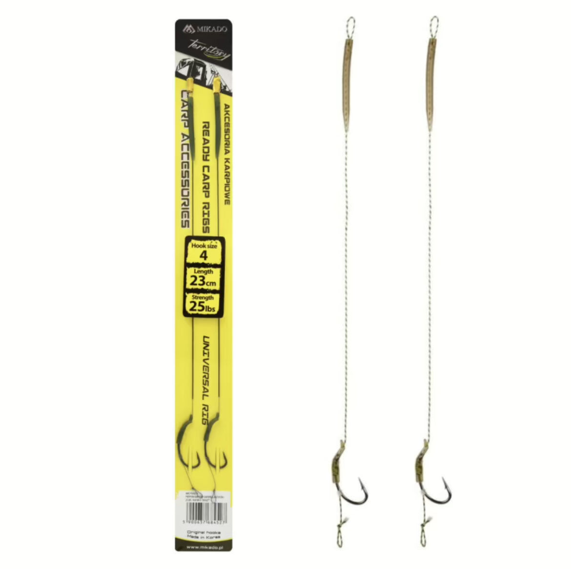 Mikado Territory Universal / Carp Rigs Vorfach Haken 2 Stk.